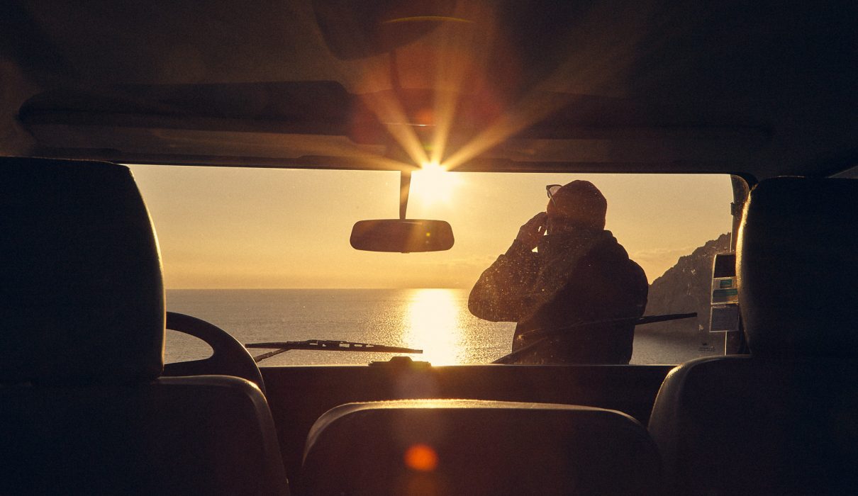 Pampa Cruz c'est de beaux couchers de soleil, parfait pour un surf trip en 4x4.