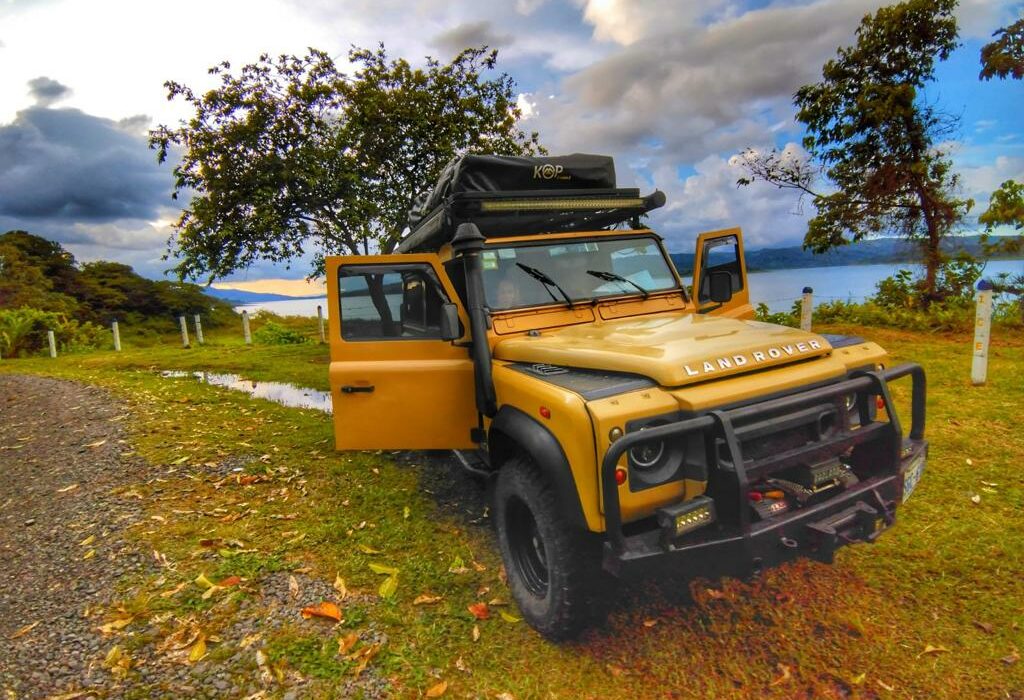 Le Defender 110 d'Olivier au Costa Rica