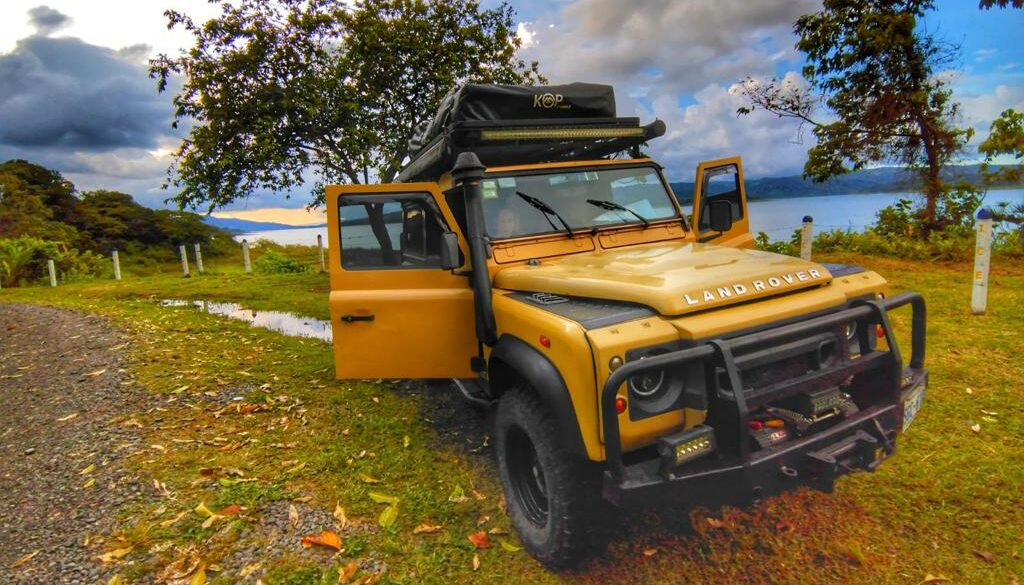 Le Defender 110 d'Olivier au Costa Rica