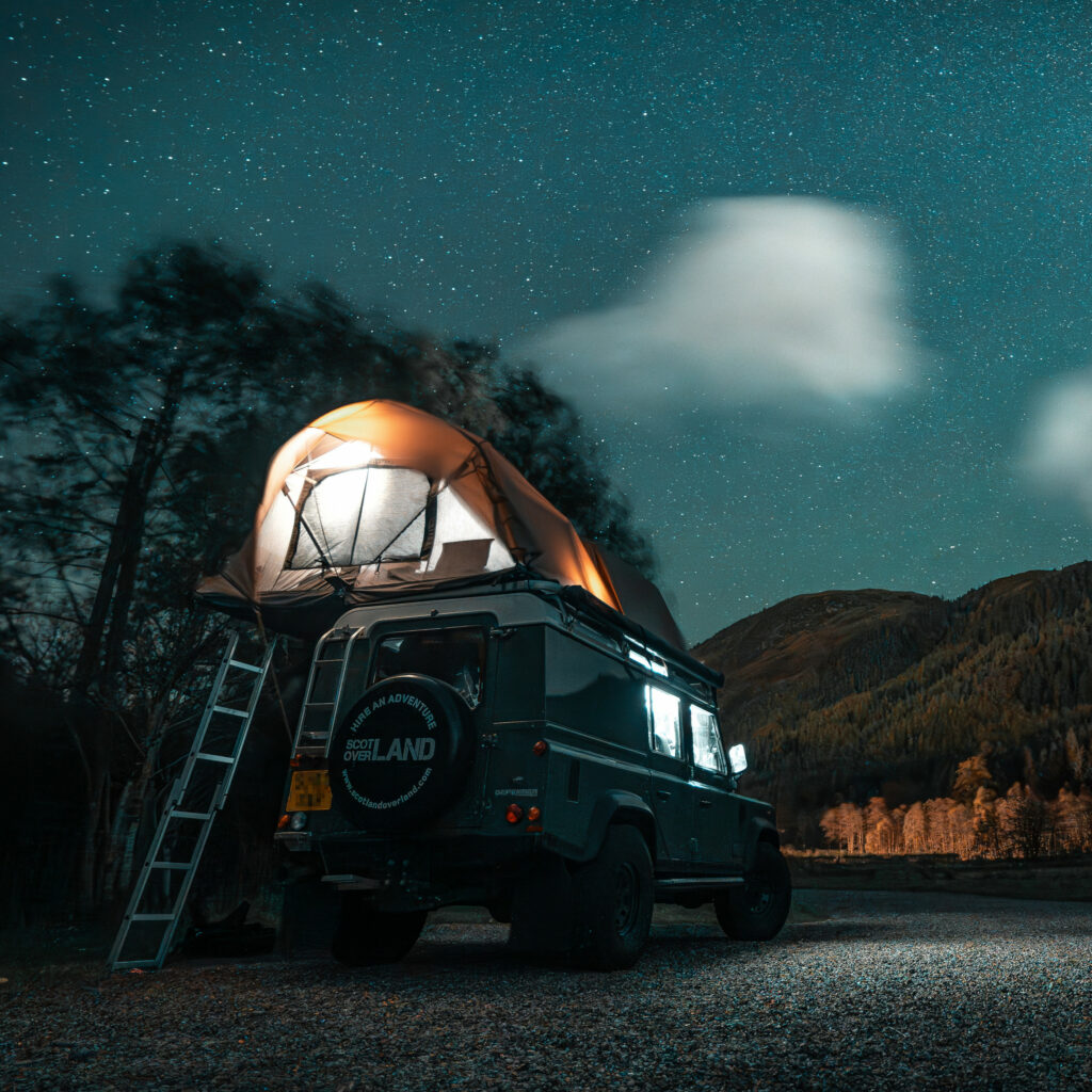 Louer un 4x4 Land Rover Defender un voyage en pleine Nature en Ecosse