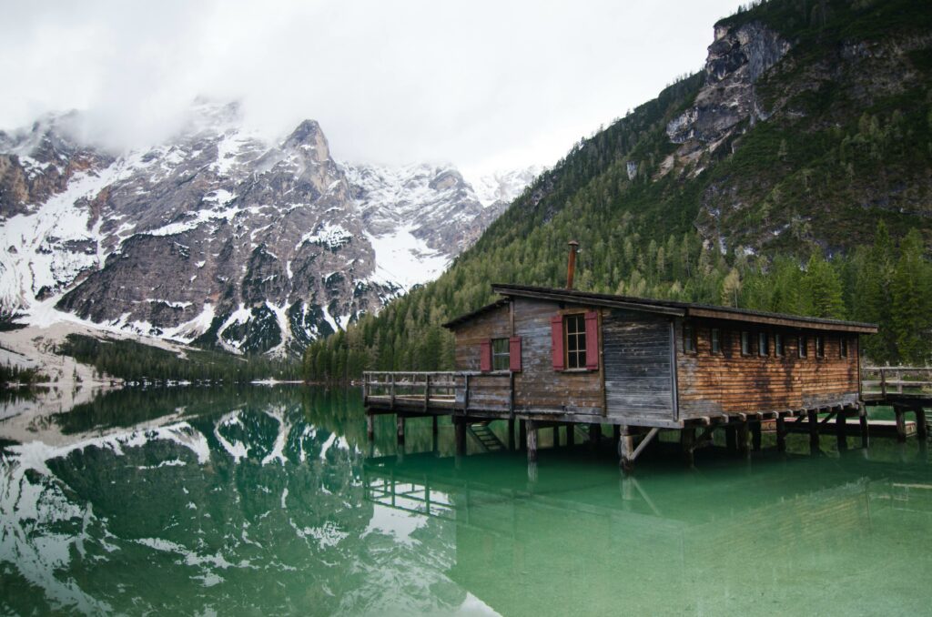 Lac de braie Voyage Dolomites 4x4 tente de toit