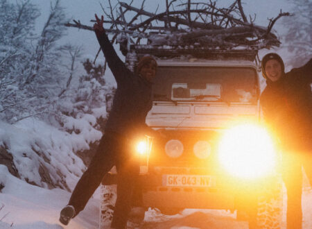 roadtrip en 4x4 sous la neige