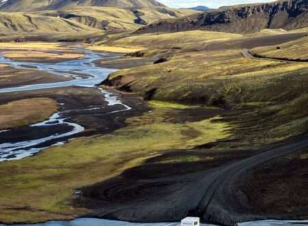 piste F208 vers Landmannalaugar en Islande