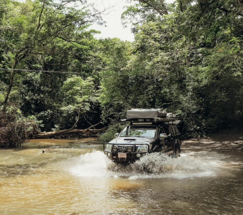 Toyota Hilux camper rental in Costa Rica